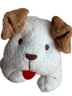 Vintage 2004 Old Navy Puppy Dog Rattle Plush 6in